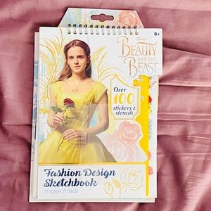 Disney - Beauty and the Beast Fashion Design Sketchbook, Brand New, Never Used